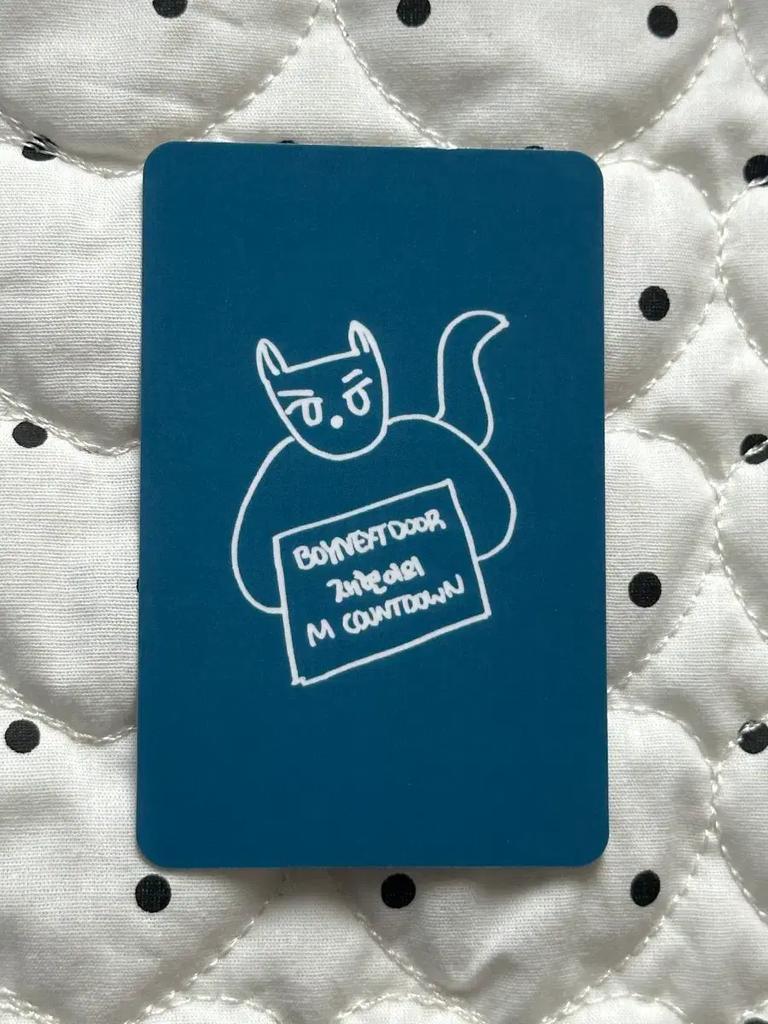 BOYNEXTDOOR reproduction photocard MC mcd studio poka Used