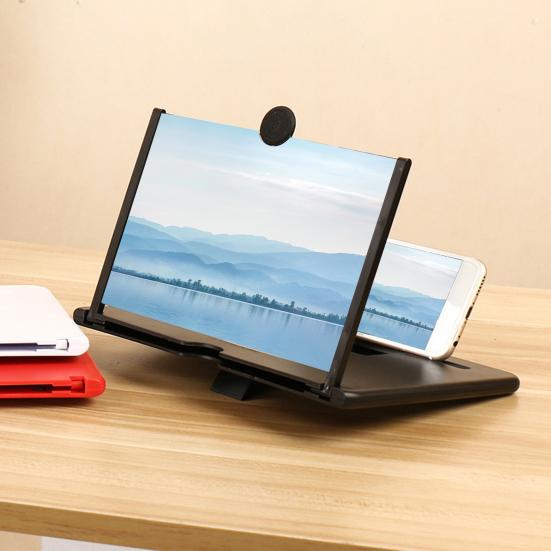 Phone Screen Amplifier Mobile Phone Holder Lens Video Magnifier Foldable Portable Phone Screen Enlarger for Eye