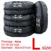 For Toyota Camry Corolla RAV4 Hilux Fortuner Yaris Land Cruiser 4PCS Car Tire Cover Spare Wheel Dustproof Protector
