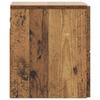 Wall Mounted Nightstand Reclaimed Wood Look 33 x 34.5 x 40 cm