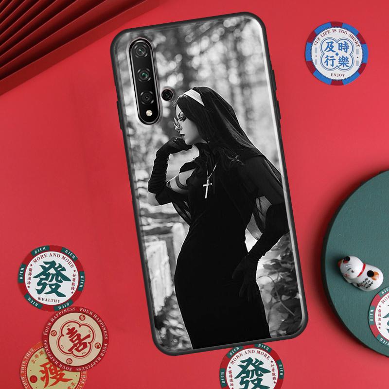 Jesus Nonne Schwester Für Huawei P60 Pro P30 P40 Lite Nova 7i 8i 11i 12i 12s 10 9 SE Y90 Y60 Y70 Y72 Y61 Y91 Hülle
