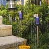 2 Pack Solar Powered LED Light Garden Pest Bug Insect Repellents Garden Lawn Light Solar Light with Mosquito Killer Lamp