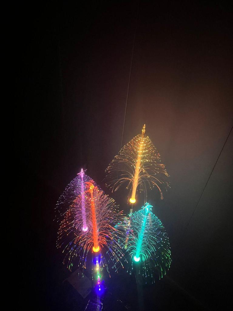 Waterproof Solar Jellyfish Reed Lawn Lamp - Outdoor Luminous Decoration