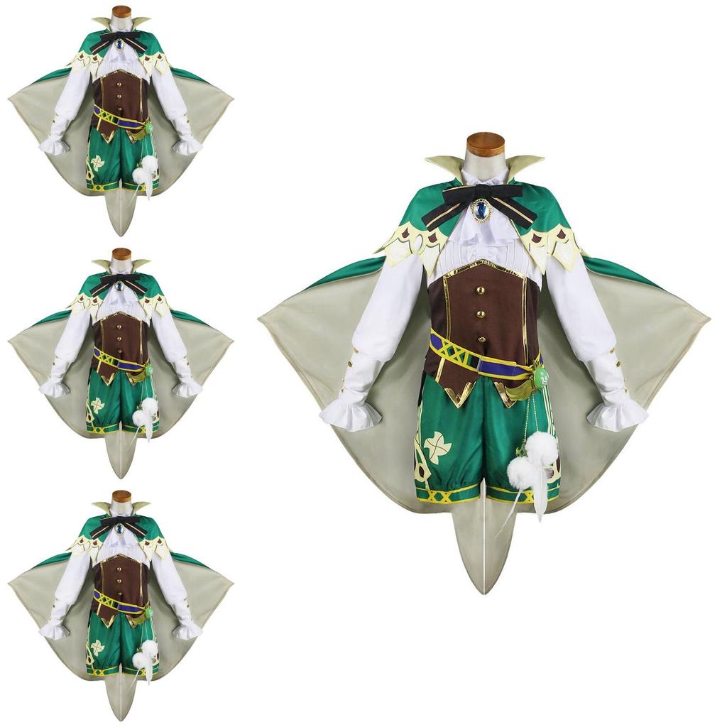 Elegantes Genshin Impact Venti Cosplay Komplettset Kostüm Ideal für erwachsene Frauen