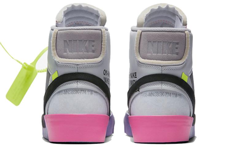 Nike Blazer Mid Off White Wolf Grey Serena Queen AA3832-002