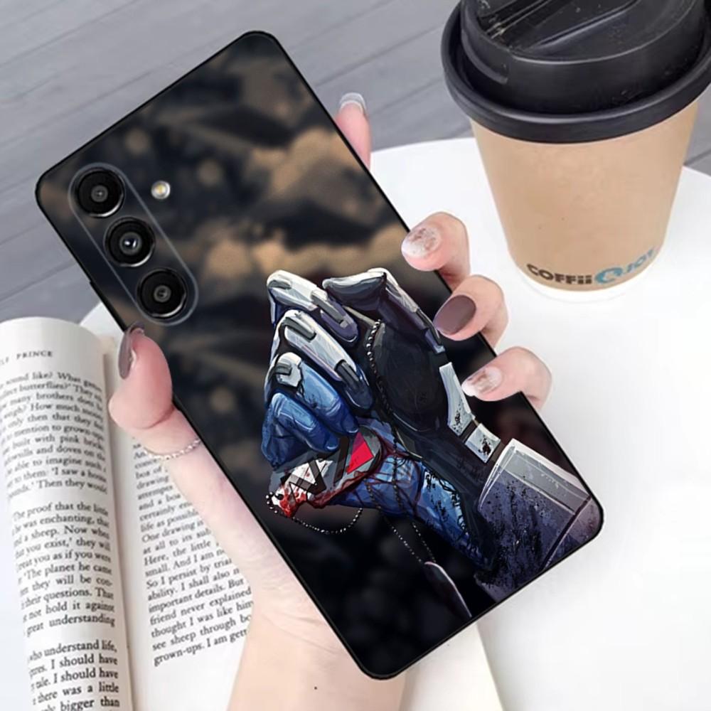 

N7 Game M-Mass E-Effect Phone Case For Samsung S 25,24,21,22,23,30,20,Ultra,Plus,Fe,Lite,Note,10,9,5G Black Soft Samsung S24fe