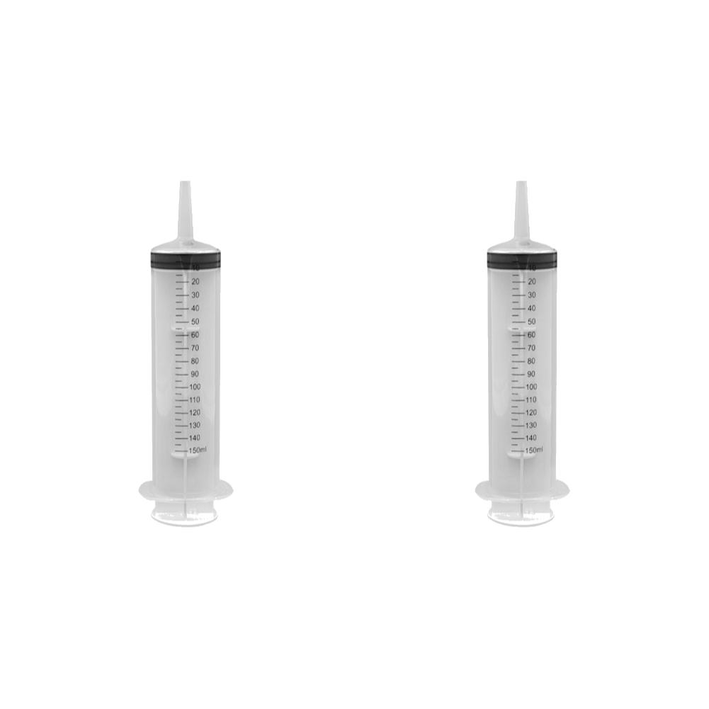 60-150ml Measuring Syringe Glue Filling Plastic Syringe Nutrient Sterile Without Needle Watering Refilling for Animal Feeding