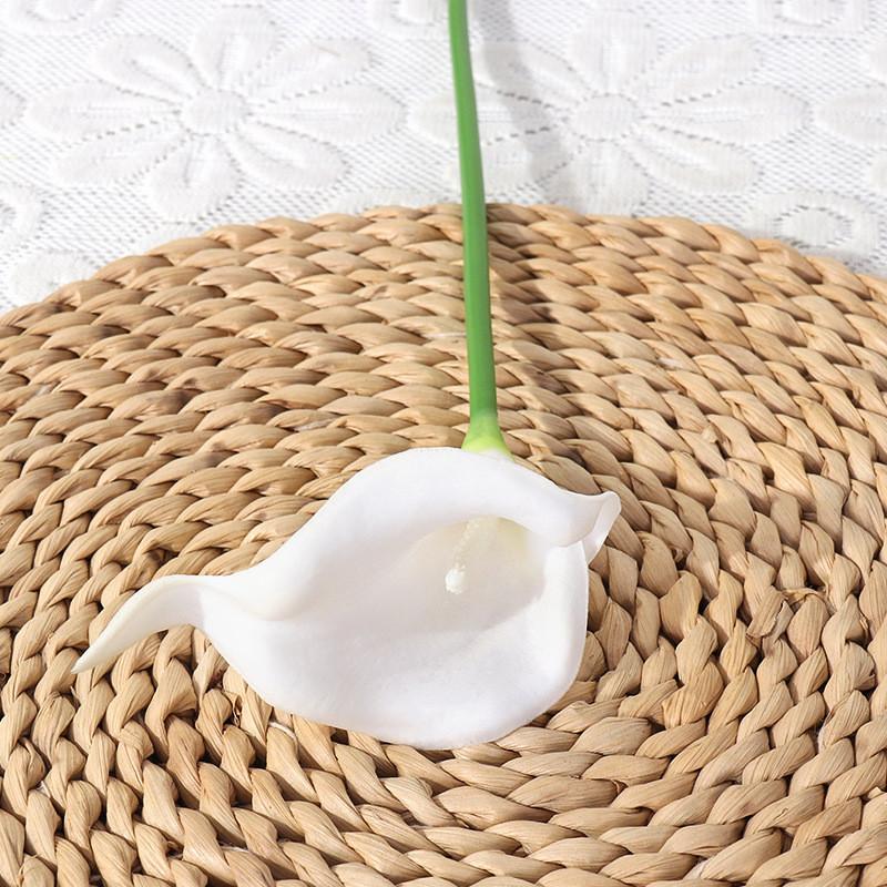 Pu Calla Lily Artificial Flower For Wedding Decor Home Staging Photography Prop