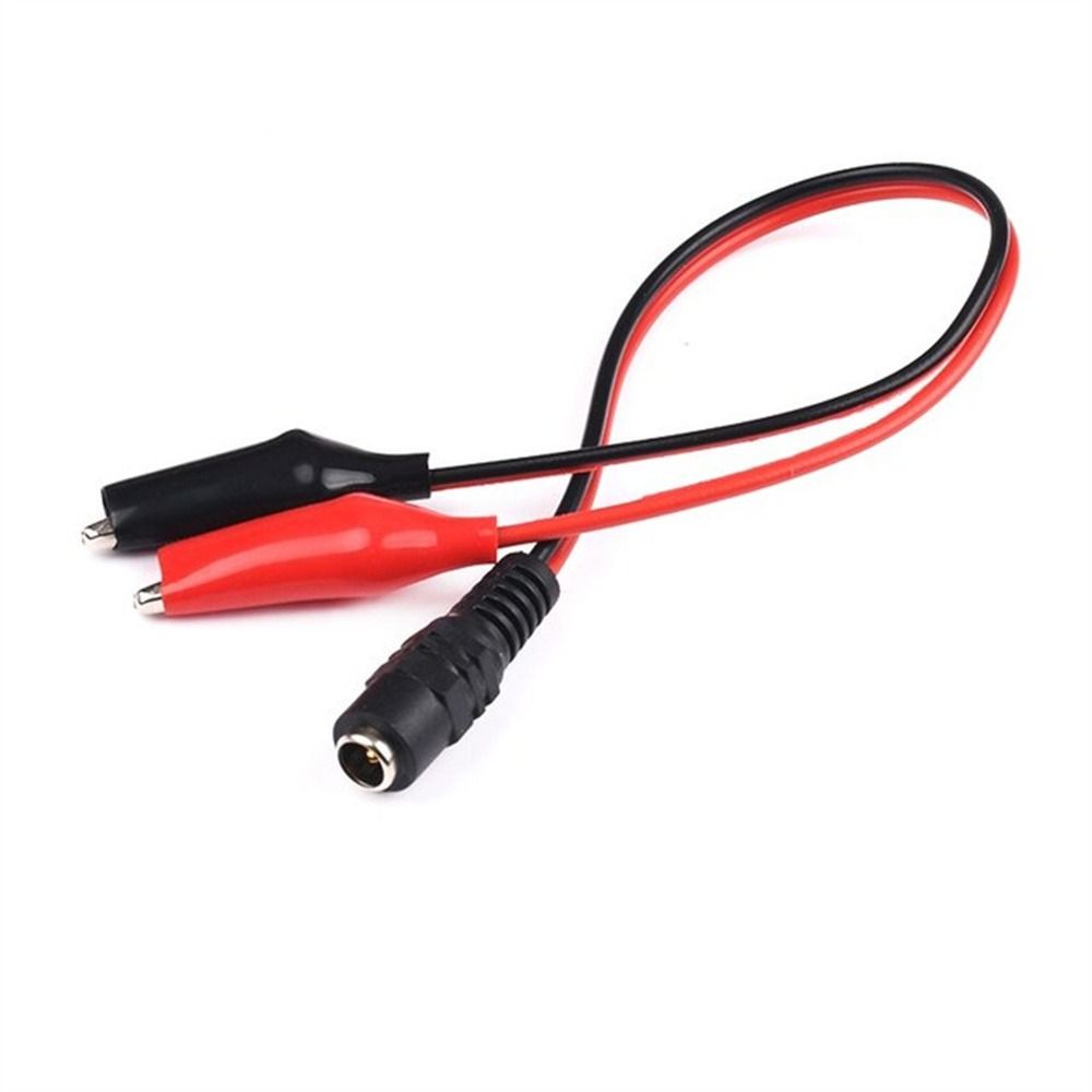 

2 Alligator Clips Alligator Test Clamp Power Adapter Wire Alligator Test Clips Test Clips Clamp DC Female