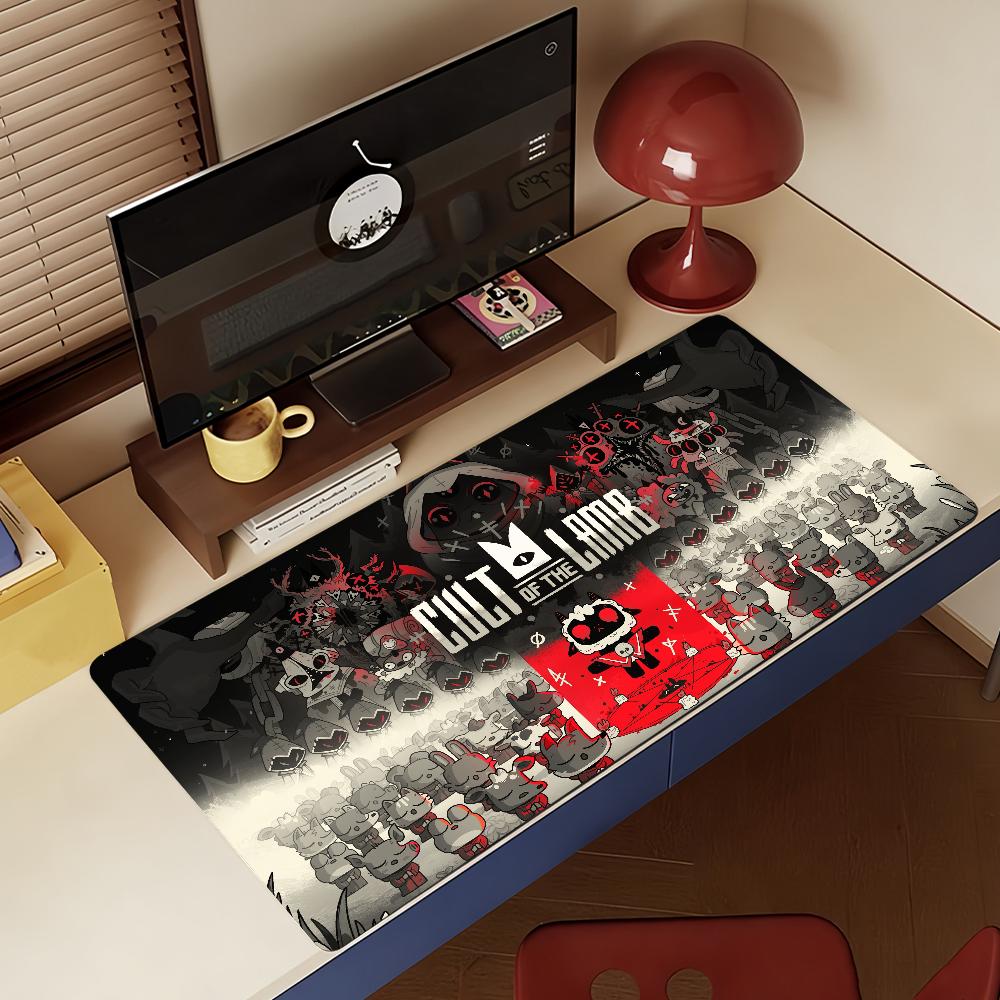 Spiel Kult des L-Lamms Mauspads Rutschfeste Gummi-Gamer Balance Computer-Matte Decoracion Schreibtischmatte Laptop Büro Groß