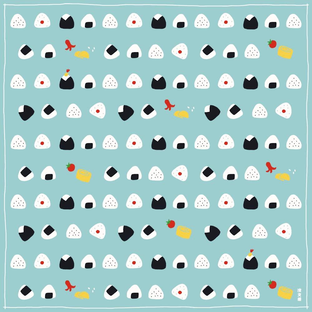 Хамамоньо Маленькая ткань Аранжировка рисовых шариков (Фурошики 50см)