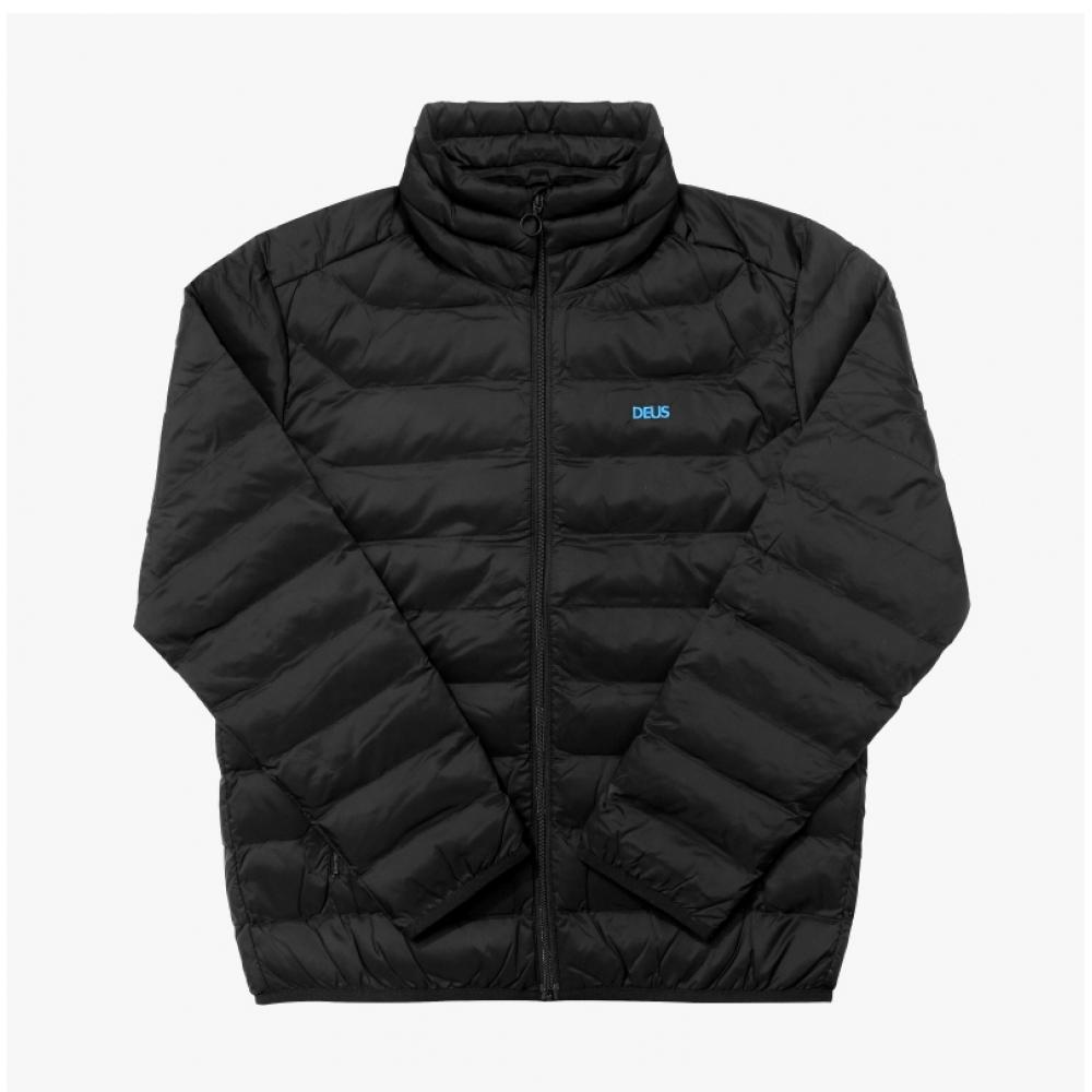 DeuS X Makina Dmf246726 Blk Voyage Voyage Leichte Gepolsterte Herrenjacke