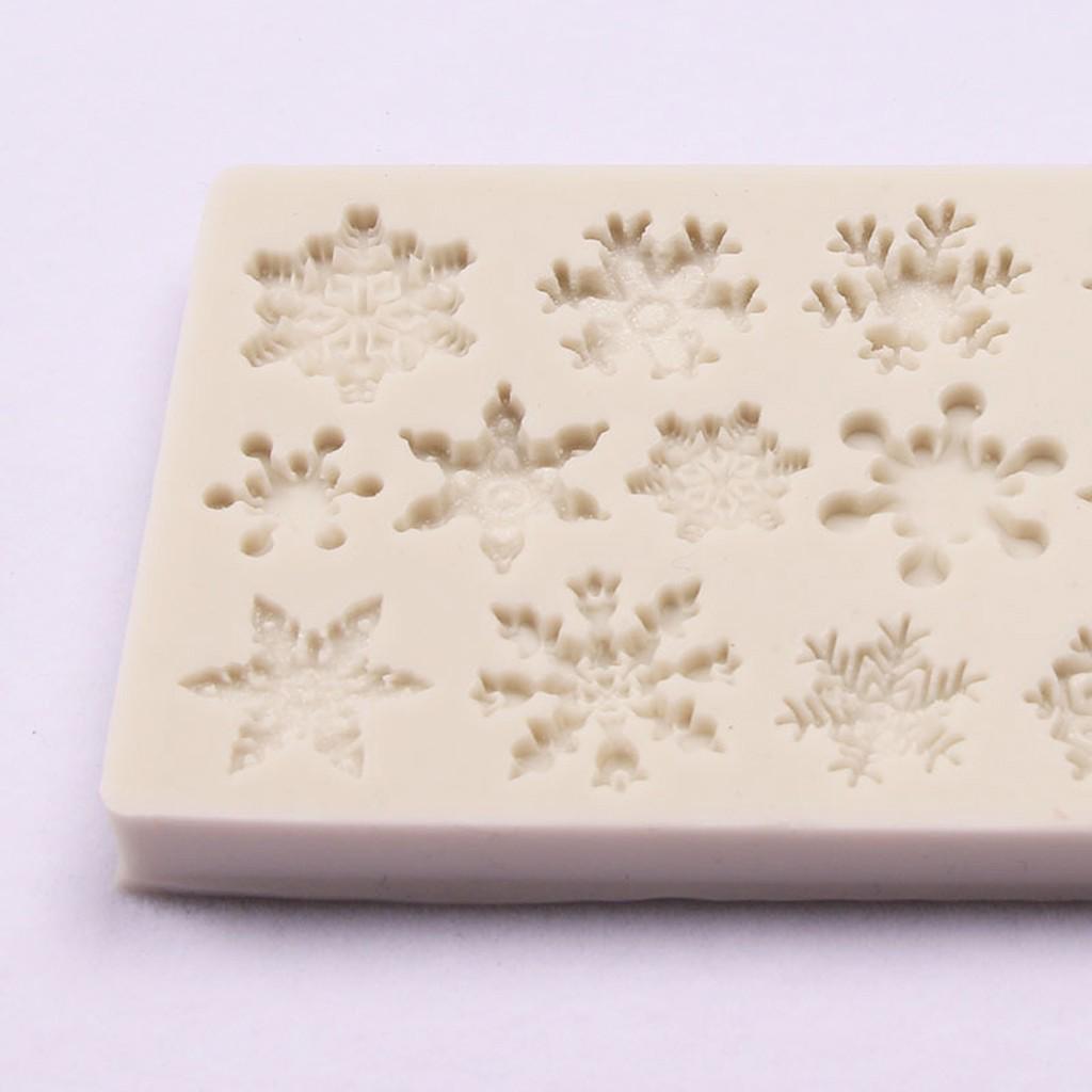 (brisand) Christmas Silicone Soft Candy Cake Chocolate Decoration Baking Tool