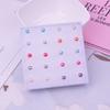 Plastic Resin Temperament White Womens Fashion Earrings Suit