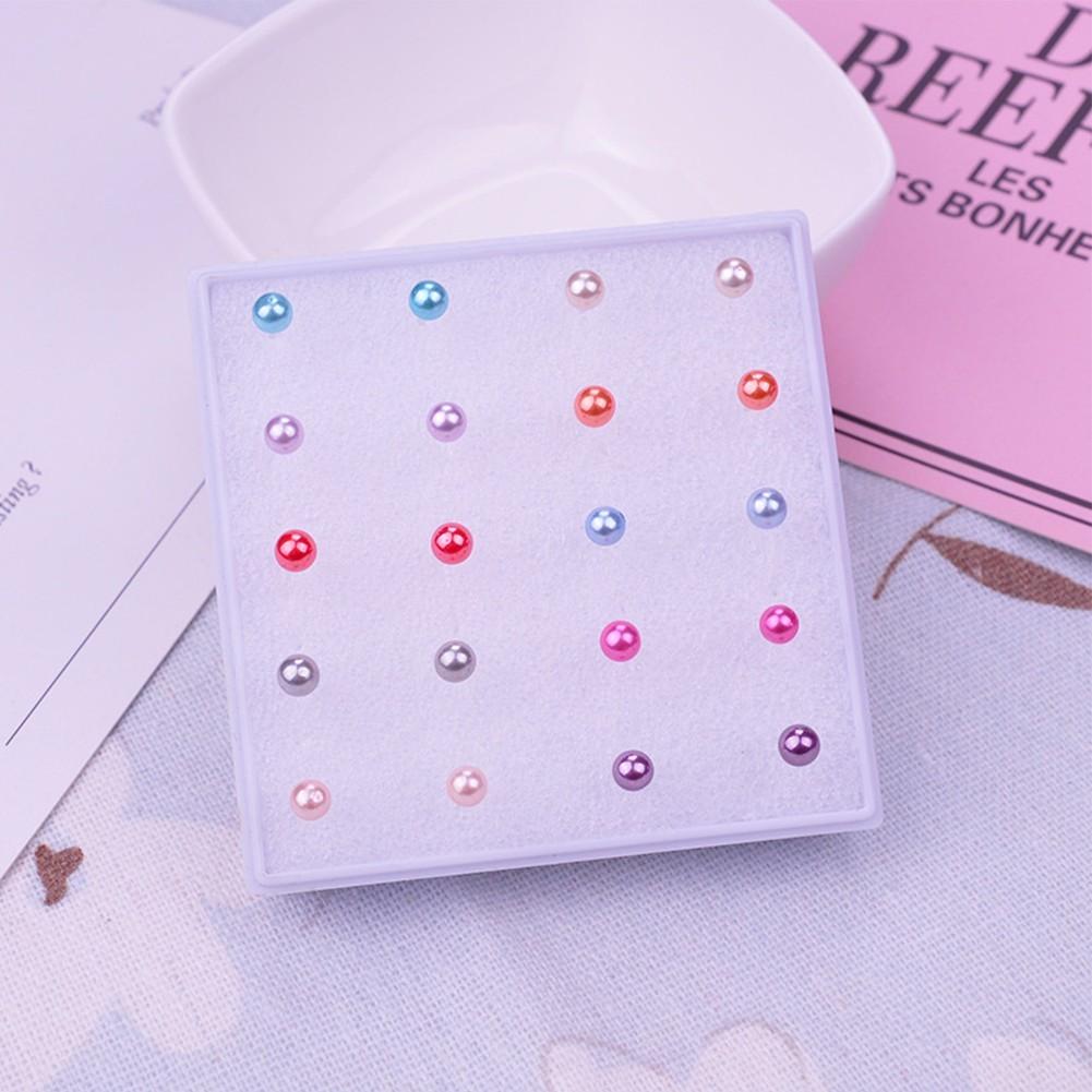 Plastic Resin Temperament White Womens Fashion Earrings Suit