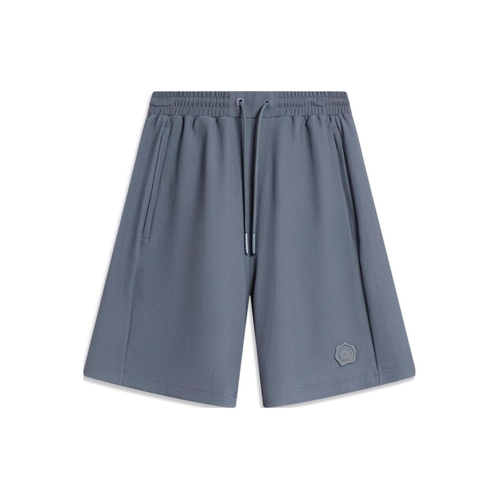 Li-Ning Wade Series Solid Color Loose Fit Casual Shorts Men Shorts Cool-Black AKST653-1
