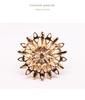 Weiman High Quality Beautiful AB Crystal Daisy Flower Brooches for Wedding or Dress Trimmings Pins