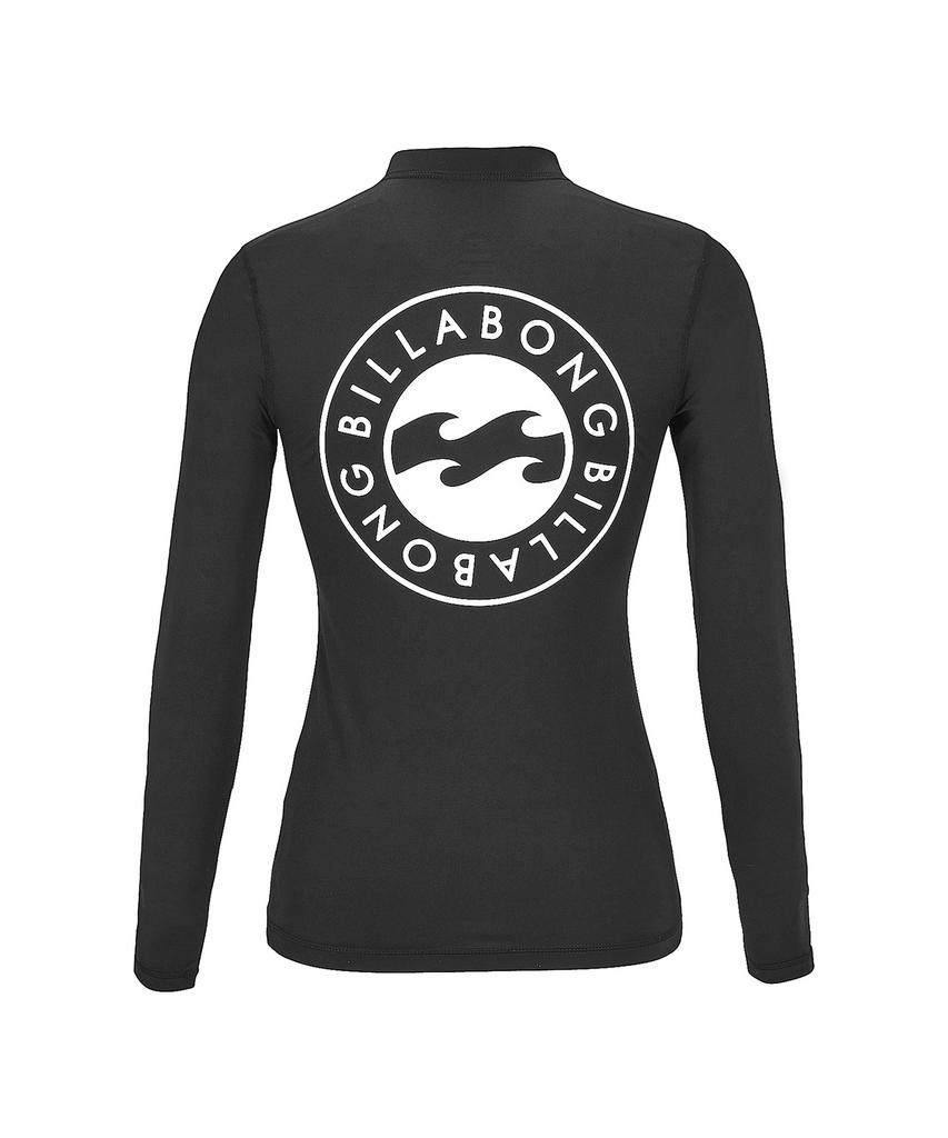 BILLABONG Women'S Circle Wave Loose Fit Rash Guard Black