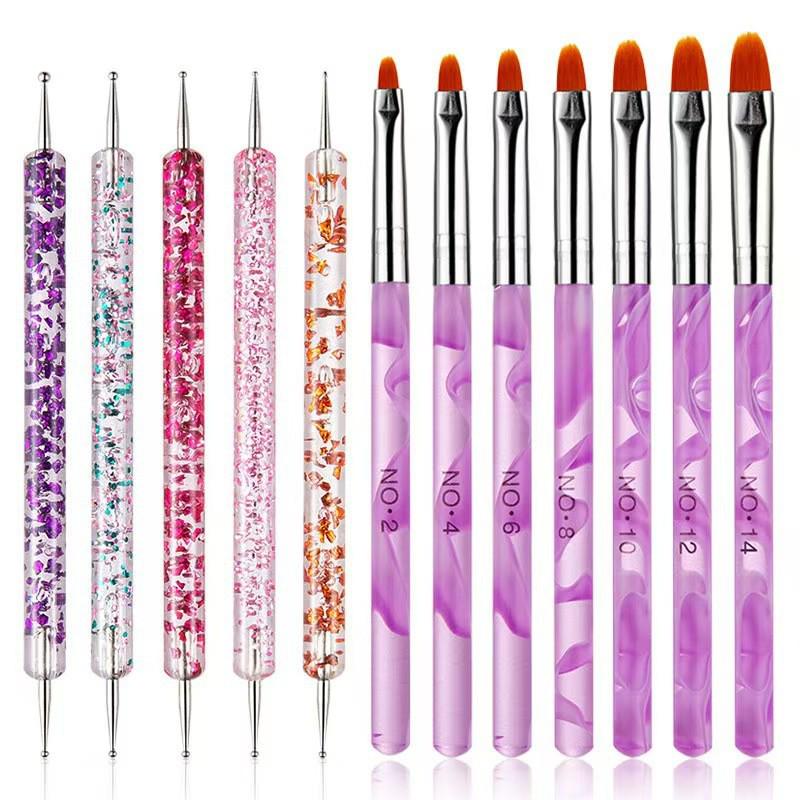 31-Piece and 32-Piece Nail Art Brush Sets - Comprehensive Tool Kit