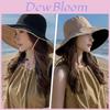 Chapeau Bob pour Femmes Été Pare-soleil Protection UV Large Bord Accessoire de Mode Décontracté