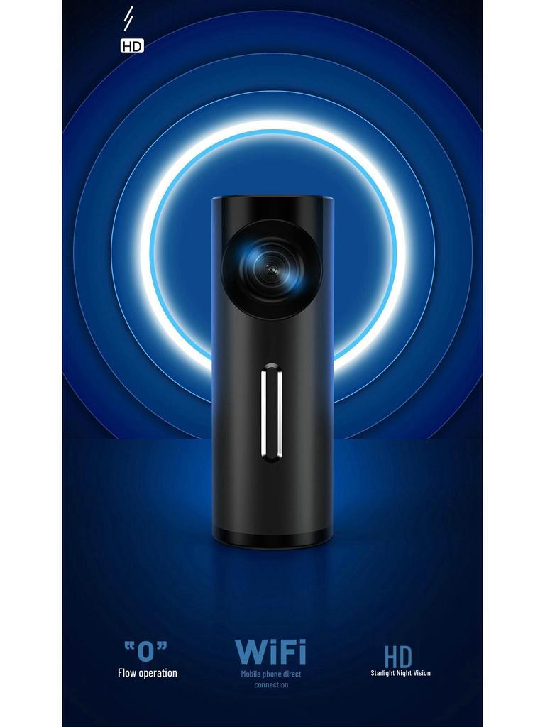 1080P Night Vision Dash Cam with Wi-Fi & Mobile Connectivity