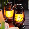 Led Rechargeable Bar Table Lamp Outdoor Camping Camping Lamp Camp Tent Portable Retro Horse Lamp Flame Lamp