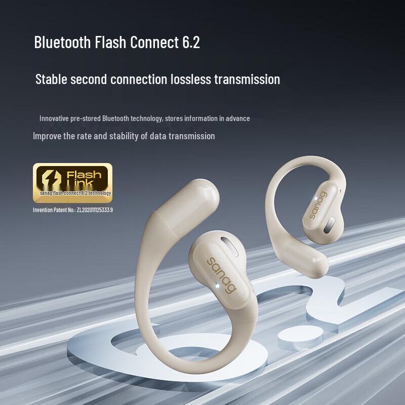 Saina S-G6S Open-Ear Bone Conduction Bluetooth Headphones