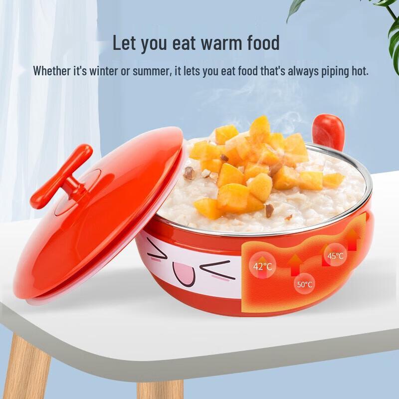 Yingshiwei Cartoon Airplane Baby Feeding Bowl