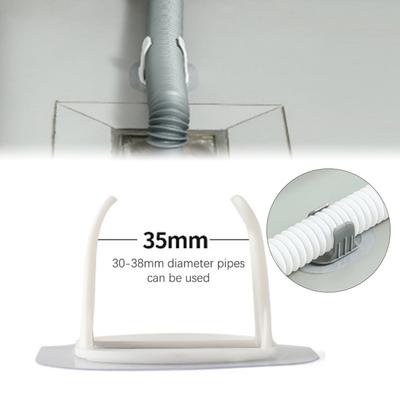 Washing Machine Drain Pipe Holder Self-adhesive Non-punching Household Drum Washing Machine Outlet Pipe Fixed Buckle Pipe Clamp