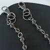 Fashionable Sturdy Alloy Punk Chain Featuring Powerful Designs Jewelry Accessory for Music Festivals and Parties