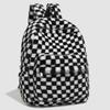 Schoolbag niche design plush backpack women's 1011 new plaid college style shopping backpack student schoolbag