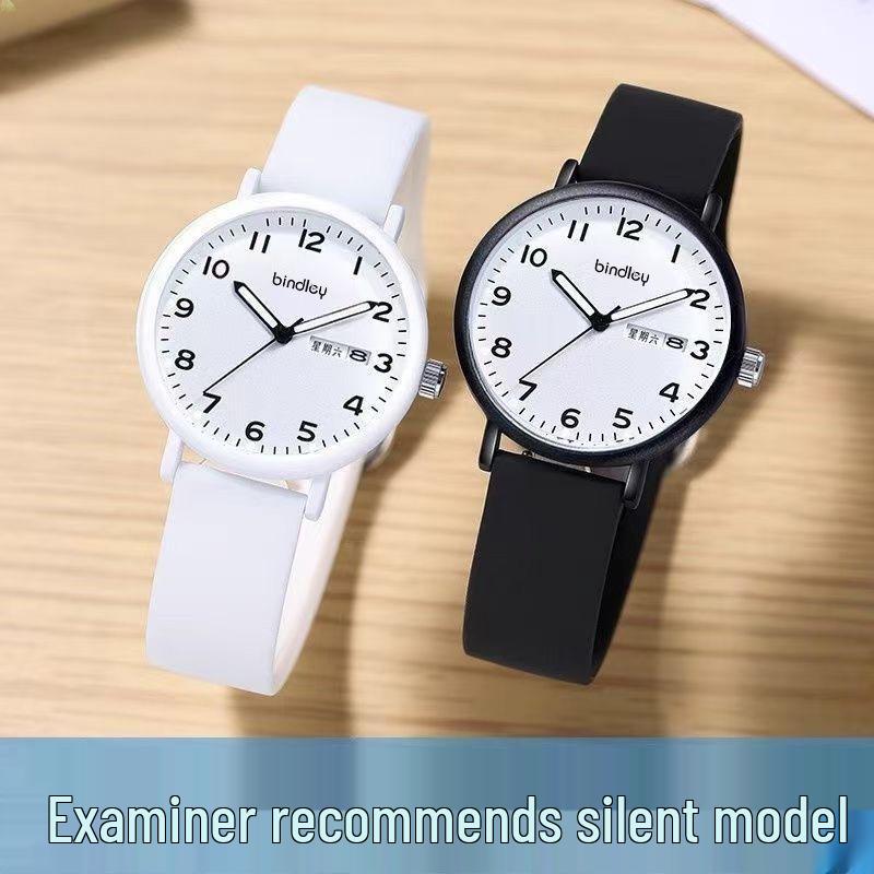 2025 Student Silent Quartz Waterproof Watch - Unisex for Middle/High School