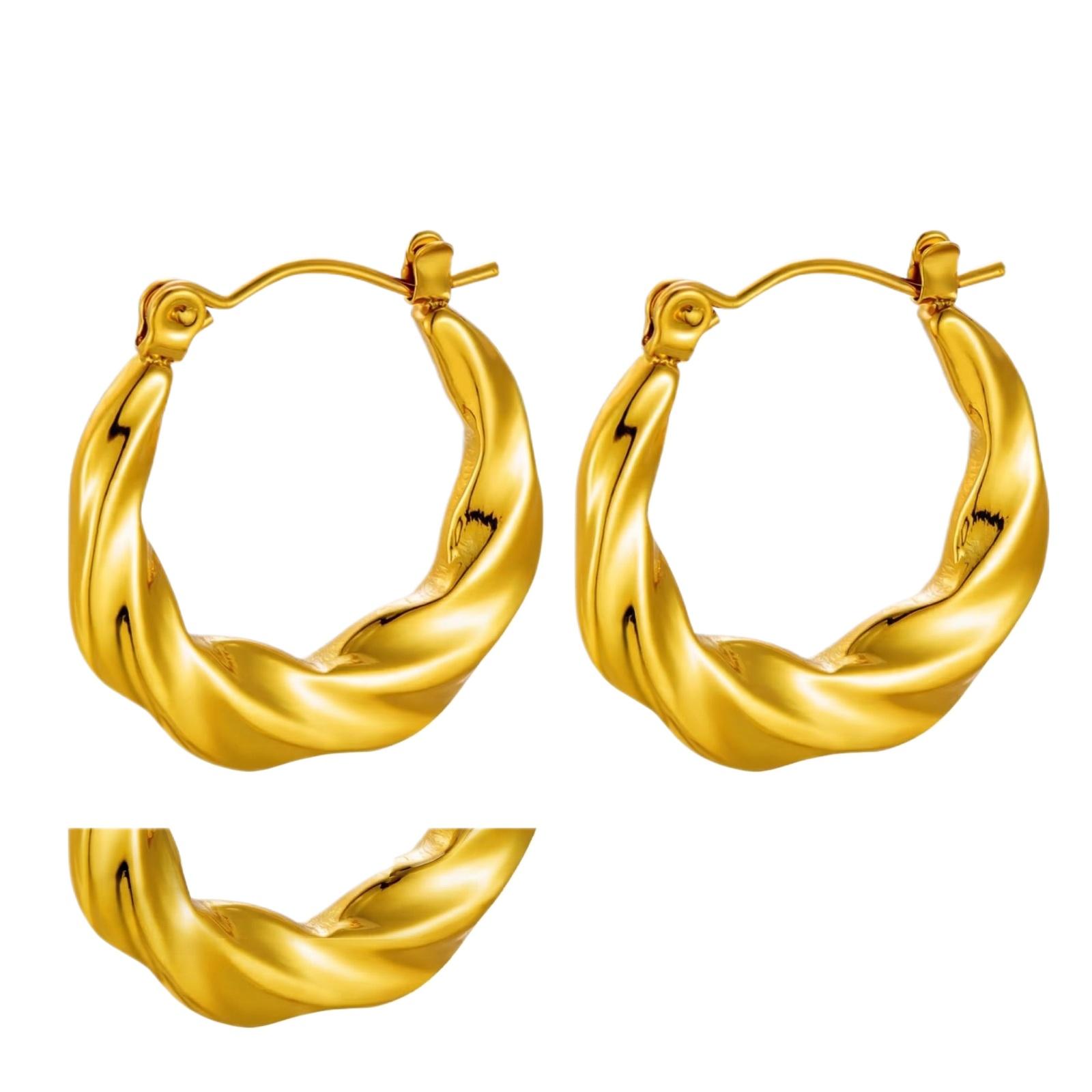 

Серьги из нержавеющей стали для женщин Винтажные Роскошные Стильные Титановые стальные украшения one size