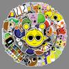 50pcs Rhythm Box Graffiti Stickers: Personalized Cartoon Game Decor for Mobile Phones, Skateboards, and Computers