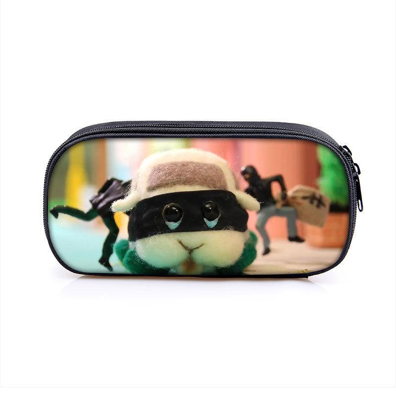 Pui Pui Kids Pencil Case With Nylon Material For School And Travel