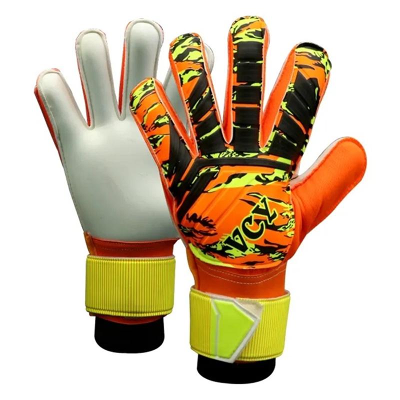 Luvas de goleiro profissional infantil criança mulher homem engrossar látex EVA futebol goleiro luvas de goleiro 5 dedos proteção