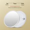 LED Hollywood Makeup Mirror with 12 Adjustable Three-Color Bulbs & 10x Magnifying Mirror