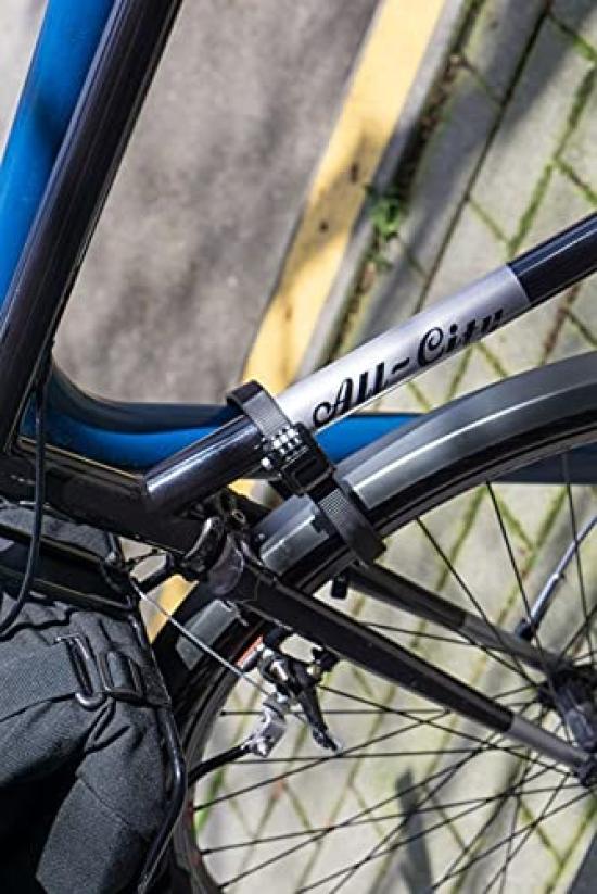 OTTOLOCK Lightweight Bicycle Lock Cinch Lock Stealth Black Black 60"