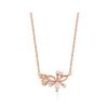 Note Silver Pink Necklace Tnssvp11600S