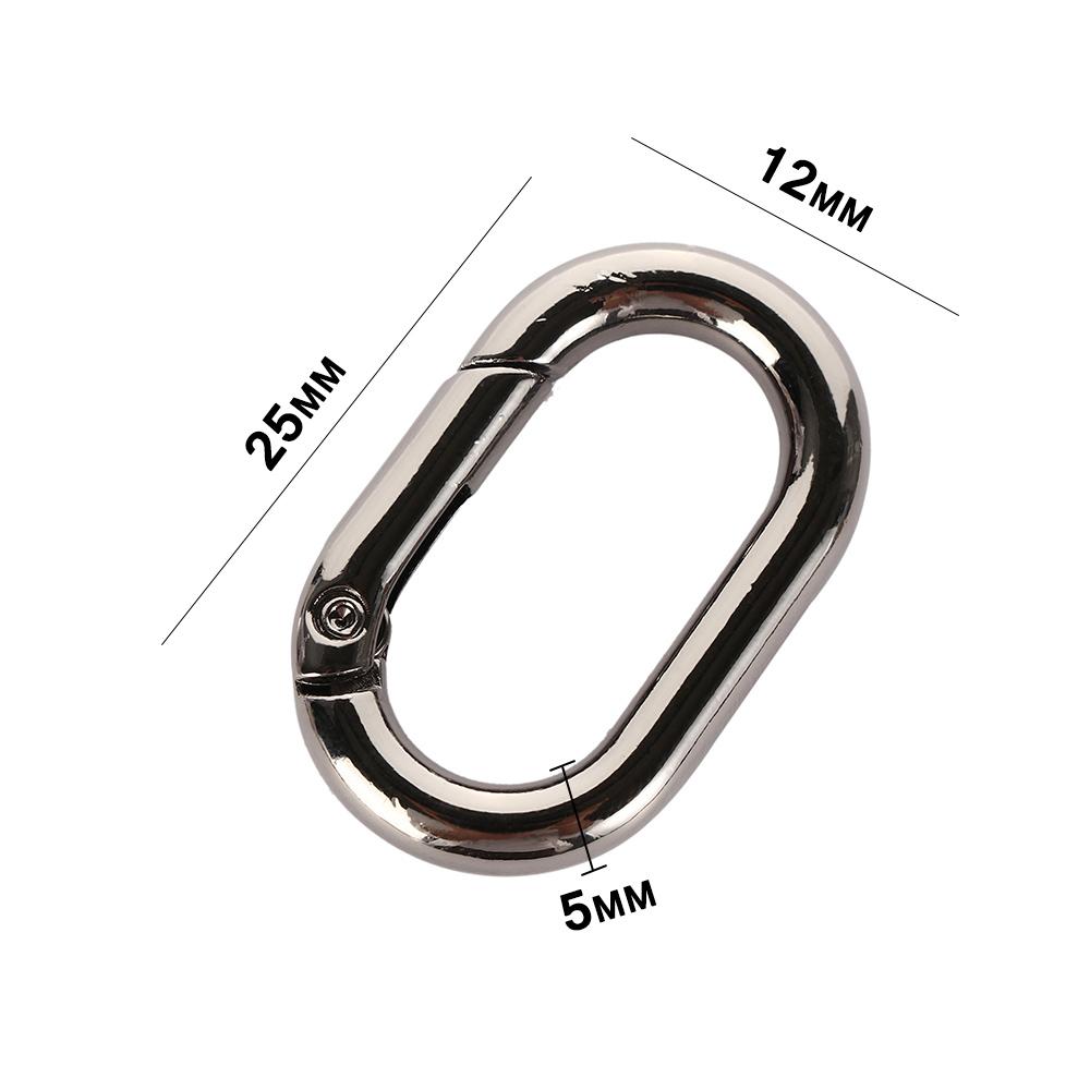 Outdoor Survival Clip Oval Tool Climbing Keychain Ring Buckle Hook Carabiner