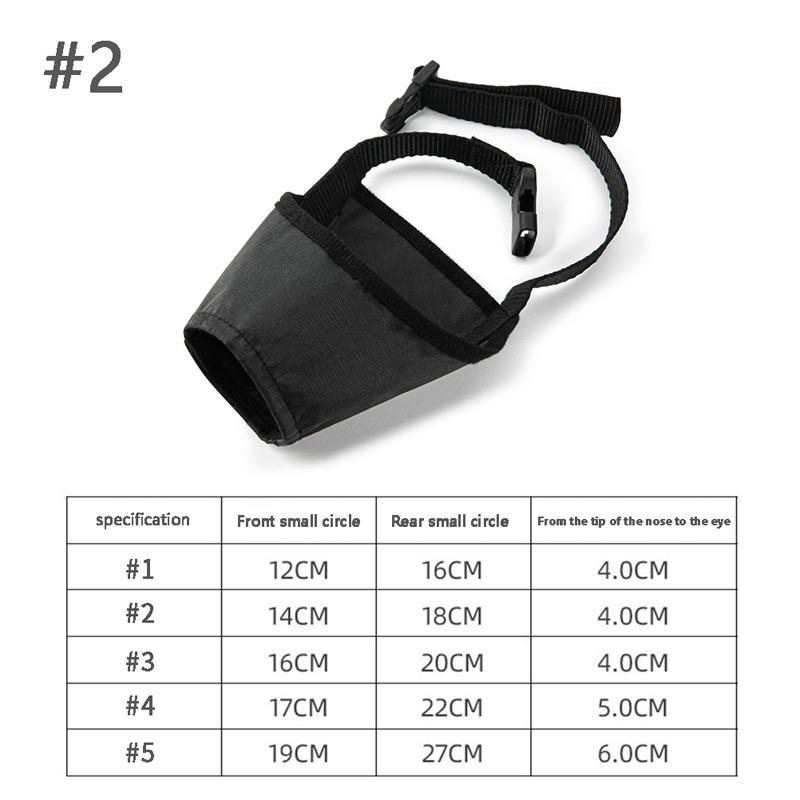 

Регулируемые дышащие защитные намордники для собак, против укусов, лая и жевания 10*5*5cm