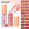 Fruit Lip Oil Hydrating Glossy Lip Tint Moisturizing Nourishing Liquid Lipstick Long-Lasting Glass Shine Fruit Infused Lip Makeup for Women