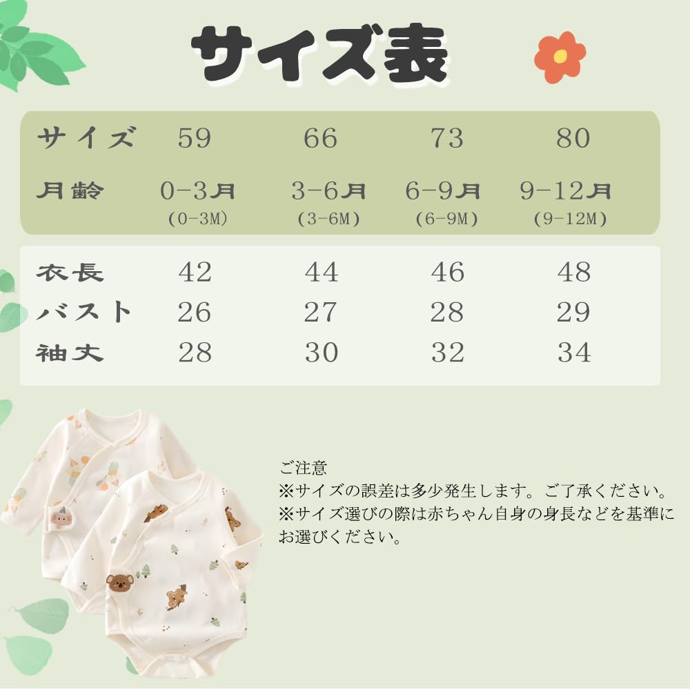 Baby nest 100% Cotton Baby Rompers, Newborn Underwear, 100% Cotton Swaddles, Baby Shower Gift, Set of 2, Elephant Design, Size 66, 3-6 Months