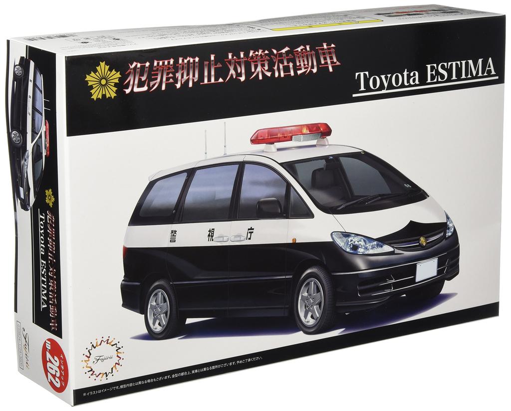 Fujimi Model Inch Up Series Toyota Estima Police Car Plastic Model ID262 1/24 No.262