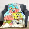 1Pc Spongebob Squarepants Adventure Blanket Soft Throw Blanket For Home Bedroom Bed Sofa Travel Office Solid Christmas Blanket