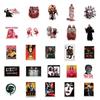 50 Horror Pcs Movie Combination Sticker Set Laptop Journal Phone Water Decoration Bottle