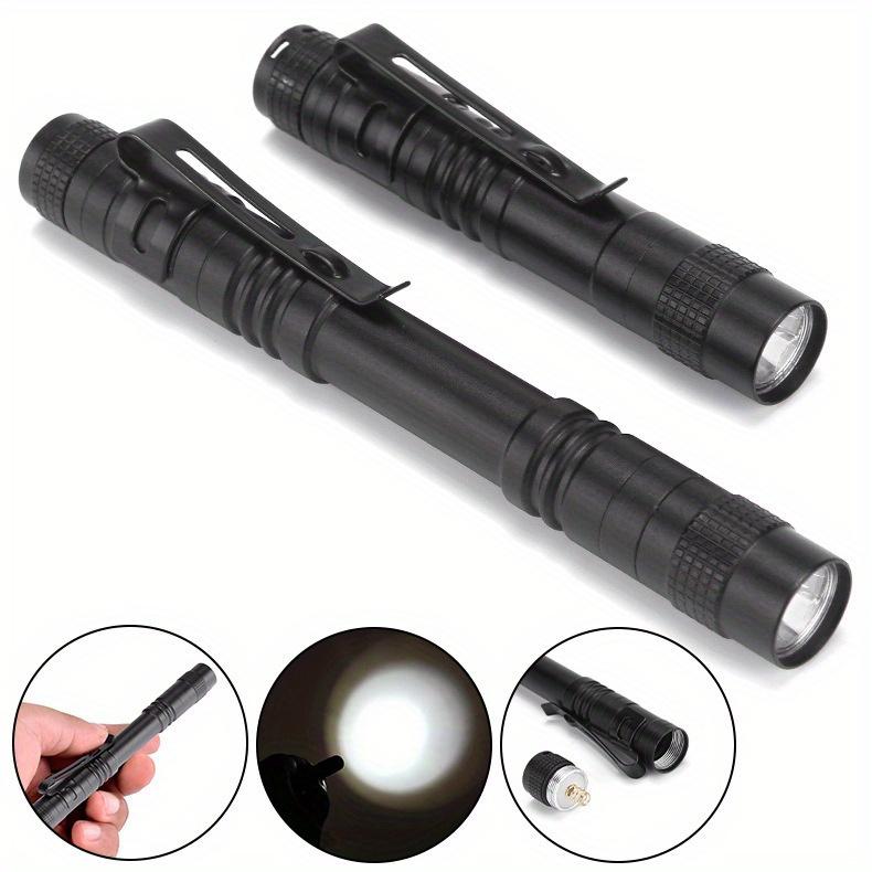 5PC Mini Portable LED Pen Light, Super Bright, Skilled Hands Holding Flashlights, Camping Outdoors, Emergency Situations