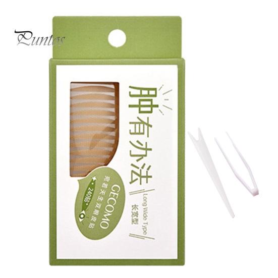 1 Box Natural Double Eyelid Tape Super Sticky Long-lasting Invisible Stickers for Realistic Eyelid Lifts Glue-free Eyelid Lifter Beauty Sticker