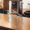 Bread Holder Bread Rack With 6 Slots 1 Pc Erving Dining Stand For Home/restaurant Kitchen Organizer Stainless Steel