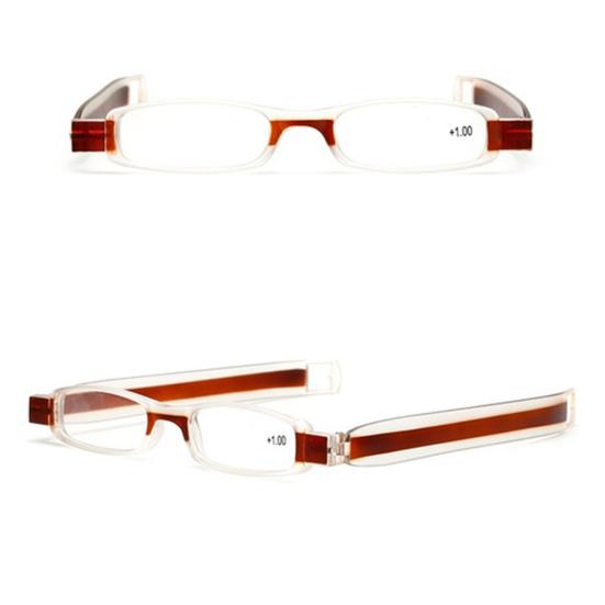 Lightweight 360 Degree Rotation Presbyopic Foldable Reading Glasses Eyewear